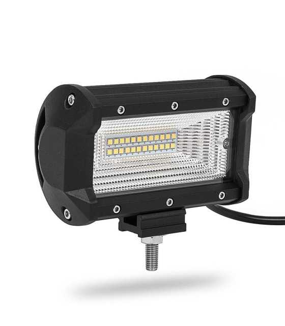 72W LED Бар Диоден Фар Прожектор Халоген 12-24V Flood Light Разпръсната Светлина