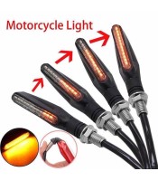 1 Pair Motorcycle 12V Motorbike Turn Signal Light Indicators Universal Led Moto Waterproof