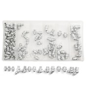 110 Pc Hydraulic Grease (METRIC) Fittings Assortment.