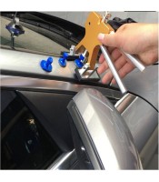 19pcs Professional Car Paintless Dent Repair Tools Auto Dent Lifter Removal Auto Body PDR Tools Golden