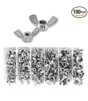 Контрагайка с крилчата гайка, Steel Hand Tighten Nut Butterfly Nut Ingot Wing Nuts