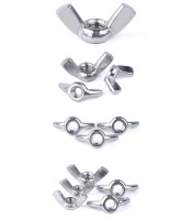 Контрагайка с крилчата гайка, Steel Hand Tighten Nut Butterfly Nut Ingot Wing Nuts