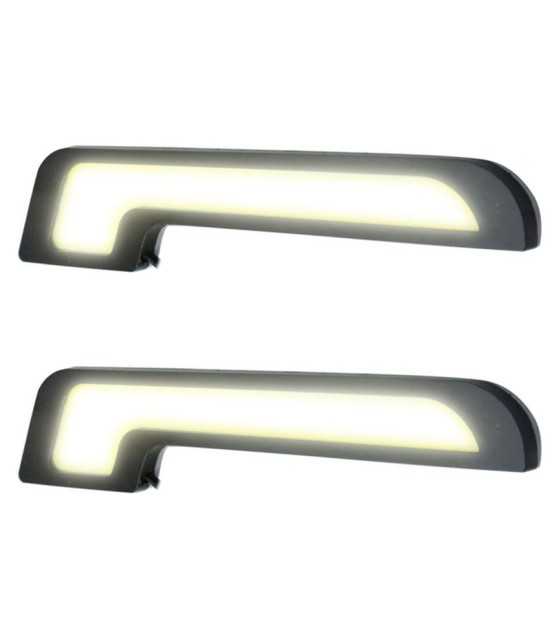 Mercedes Benz Style L-Shaped 6 LED DRL White (Set of 2) for Baleno New