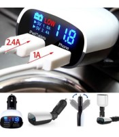 Car Charger Alien 2 Ports with Voltage Indicator