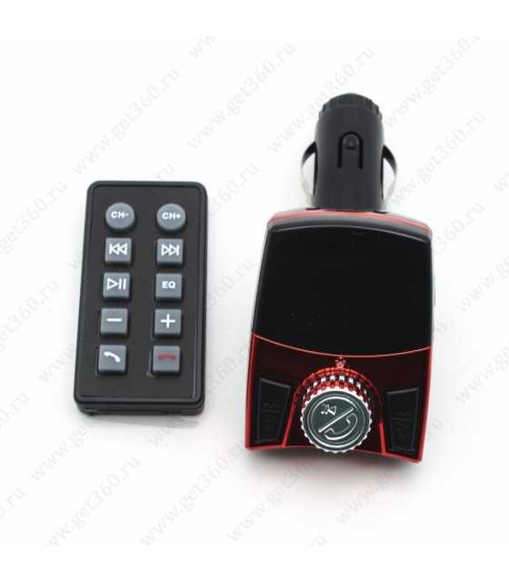 Bluetooth Car Kit Mp3 Player Handsfree FM Wireless Transmitter Remote Control Dual Usb Charger