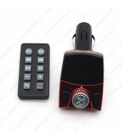Bluetooth Car Kit Mp3 Player Handsfree FM Wireless Transmitter Remote Control Dual Usb Charger