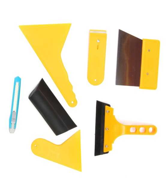 Car Window Tint Tools Kit for Auto, Film Tinting Scraper Application