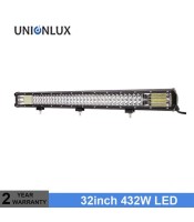 7D+ 32 Inch Combo Beam LED Work Light Bar 405W 3-Row 30