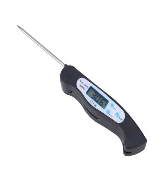 Food BBQ Meat Thermometer Rotating Probe LCD Digital TP108