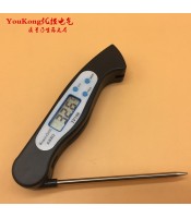 Food BBQ Meat Thermometer Rotating Probe LCD Digital
