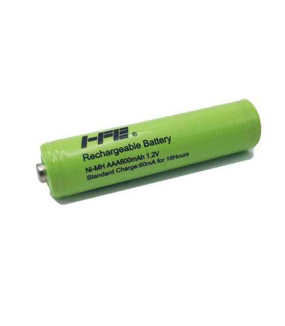 NI-MH AAA 600MA Rechargeable Batteries 1.2 V Green