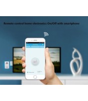 WiFi умен smart контакт, шуко, гласов контрол, 230VAC SMART амортисьор