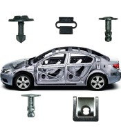 60Pcs Car Trim Accessory Clips Box Assortment Kit Fit for Volkswagen Audi Engine