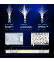 32 Inch LED Work Light Bars Flood Spot Combo Beam 432W 36000LM 10-30V