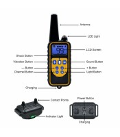 Details about Training Shock Dog Collar with Remote Pet Anti Bark Rechargeable Waterproof LED