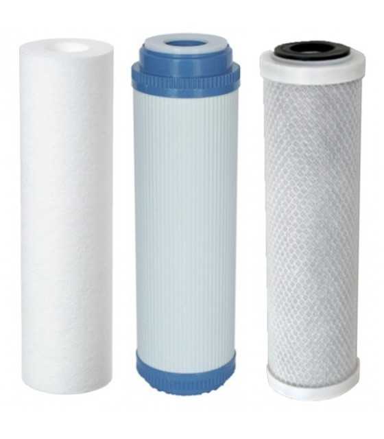 Details about Replacement filters for 3 Stage HMA Water filter system heavy metal filter 10\\&quot;