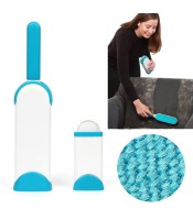 Professional Pet Fur & Lint Remover with Self-Cleaning Base Double-Sided Brush