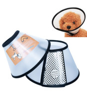 Anti Bite Pet Protective Collar Shower Dog Cat Wound Healing Protection Cover Cone Shape