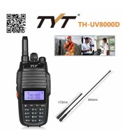 TYT Th-uv8000d Dual Band Handheld Transceiver With 3600mah Battery 10w Uv8000d