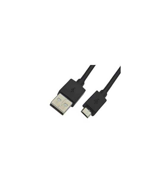 USB CABLE 2.0 FOR ANDROID CHARGING-DATA 1m BLACK COLOR BAG O..