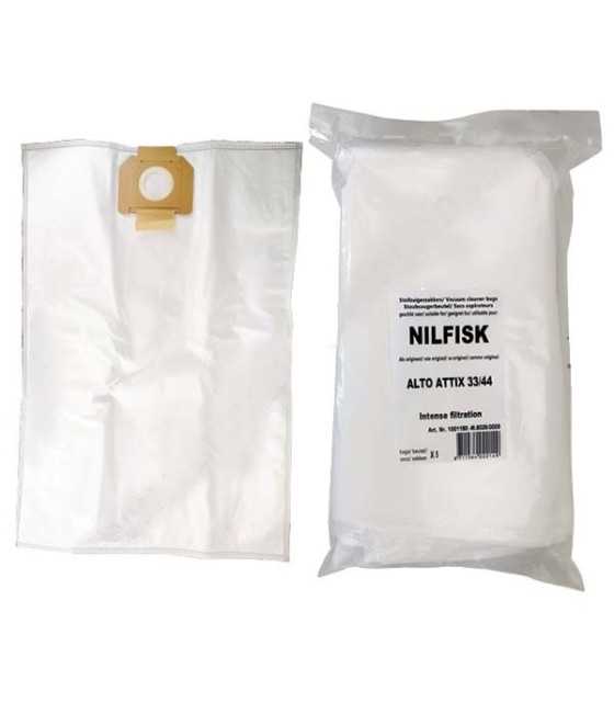 Nilfisk Attix 33/44 Fleece Vacuum Filter Bags (5 Pack)