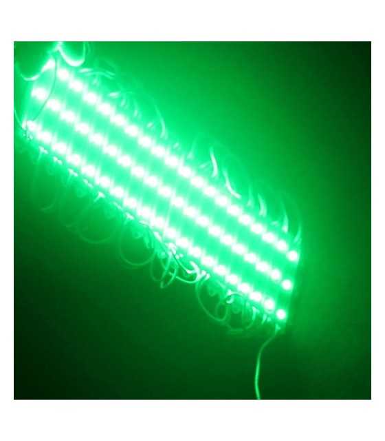 MODULE-GREEN MODULE ΜΕ 3 ΙΣΧΥΡΑ LED 12Vdc 0.9W 120° IP68 ΠΡΑΣΙΝΟ TEMAXIO