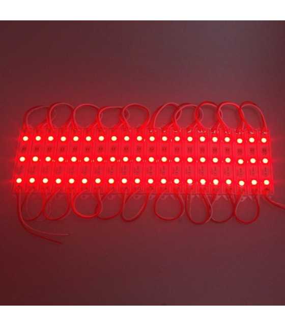 MODULE-RED MODULE ΜΕ 3 ΙΣΧΥΡΑ LED 12Vdc 0.9W 120° IP68 ΚΟΚΚΙΝΟ TEMAXIOΠΙΝΑΚΙΔΕΣ LED