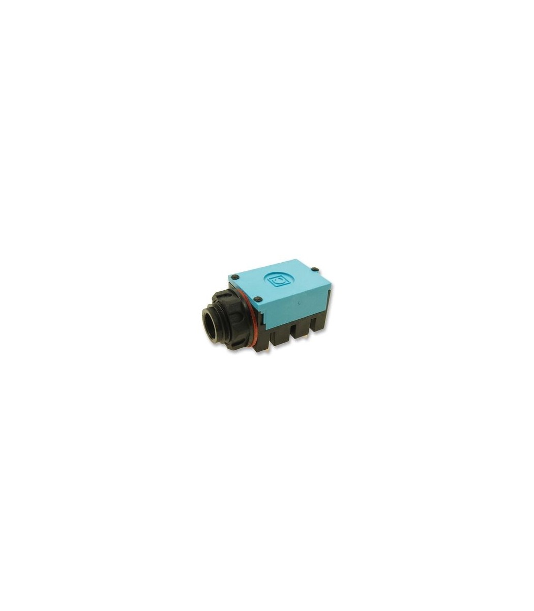 Phone Audio Connector, 2 Contacts, Socket, 6.35 mm, PCB Mount, Plastic Body