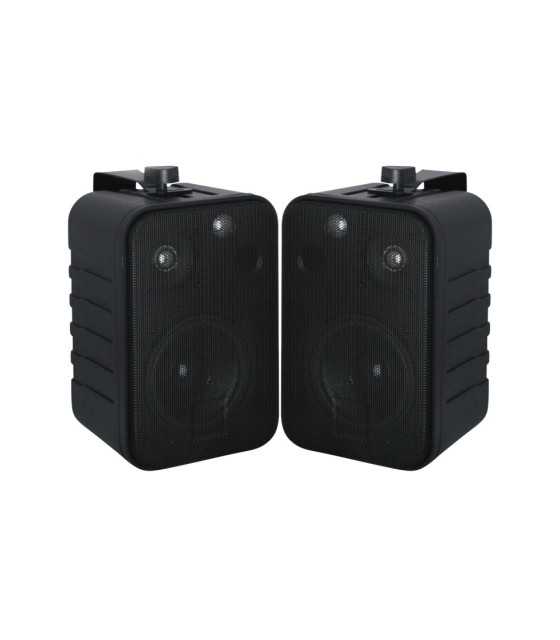 3-Way 80W max, Indoor/Outdoor Speaker Pair System