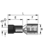 Piggy Back Disconnector 600V Maximum Electrical Rating 4-6mm Yellow PB5-6.4V