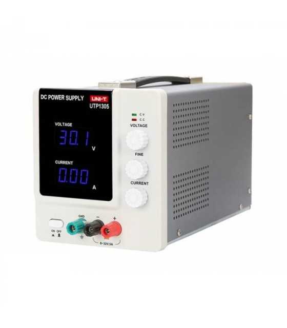 Linear DC Power Supply 0-30V 0-5A, 1mA Display
