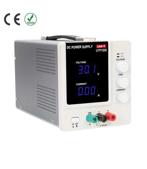 Linear DC Power Supply 0-30V 0-5A, 1mA Display