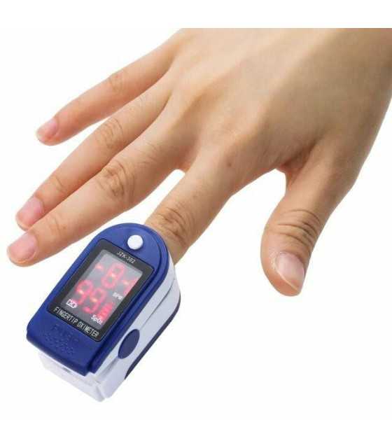 JZIKI JZK-302 Portable Fingertip Pulse Oximeter with LED Display