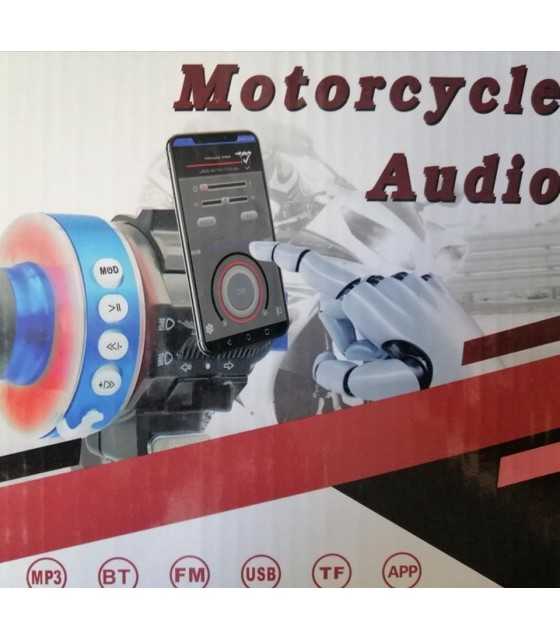 Bluetooth Motorcycle Audio Radio Sound System Stereo Speaker MP3 FM