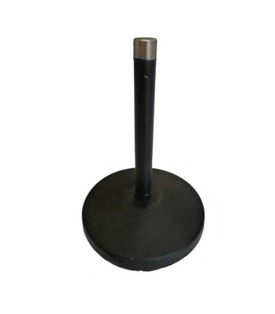 Table Top Mic Stand Round Base Blk