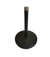 Table Top Mic Stand Round Base Blk