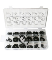 КУТИЯ ЗЕГЕРКИ 225БР Internal & External Retaining Ring Assortment Durable spring steel