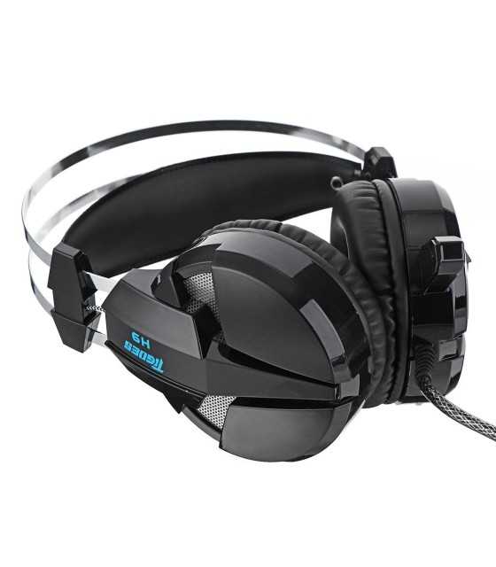Gaming Headphone Headset LED Light Stereo Noise Cancelling Headphone with Mic