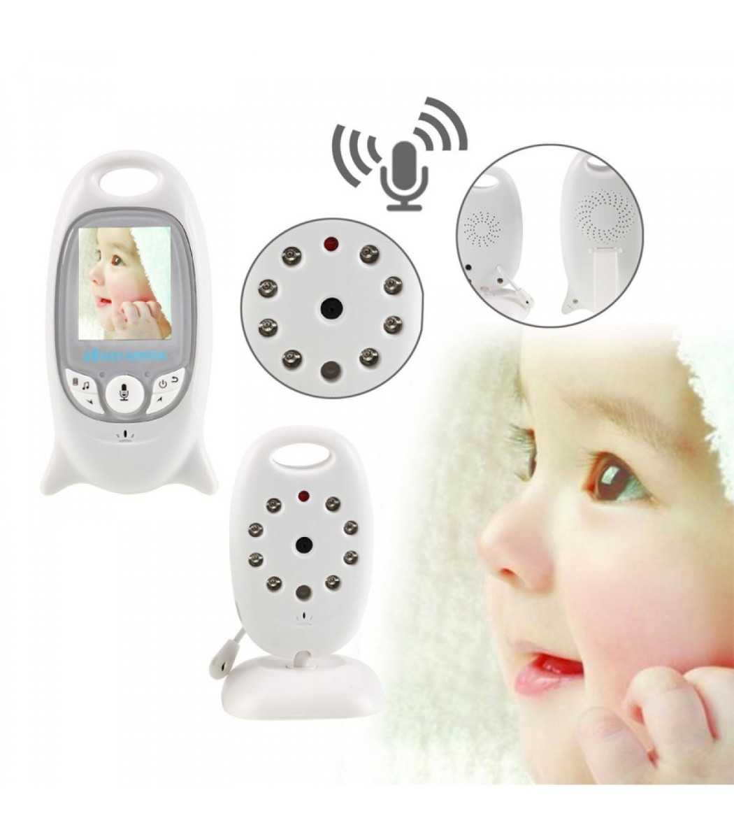 Baby Monitor Wireless LCD Babysitter Way Audio Night Vision Tempe...