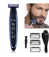 Boxili SOLO Men Electric Razor Facial Hair Remover for Trimming Edging Shaving