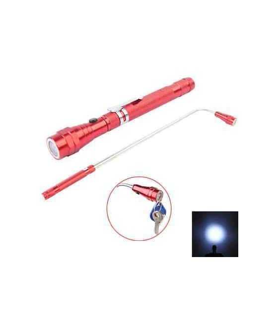 Portable 3 LED Telescopic Flexible Extendable Led Flashlights Torch