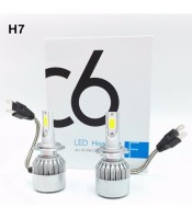 Комплект диодни крушки за фарове, ОЕМ Led Headlight C6 H7