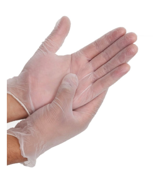 VINYL GLOVES ΓΑΝΤΙΑ ΜΙΑ ΧΡΗΣΗΣ ΛΑΤΕΧ (VINYL) 100 ΤΕΜΑΧΙΑΕΙΔΗ ΠΡΟΣΤΑΣΙΑΣ
