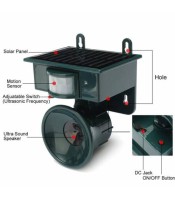 Working Modes Ultrasonic Solar Powered Bird Repeller Pest Control Motion Senso