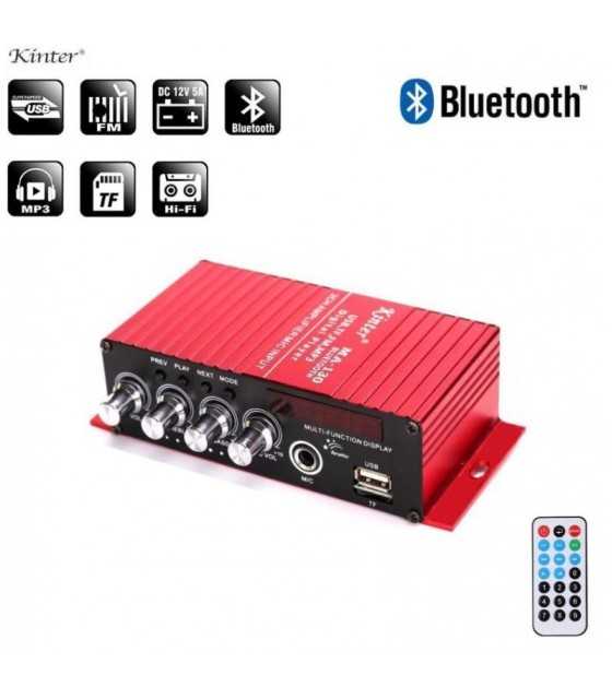 Kinter MA130 Bluetooth Microphone Mic Amplifier 12V Car Amplifier With Display