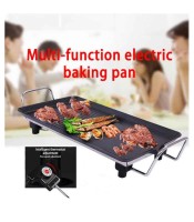 Barbecue Grill Multi-Function Non-Stick Pan Electric Baking Tray Stainless Steel Rectangular Grill