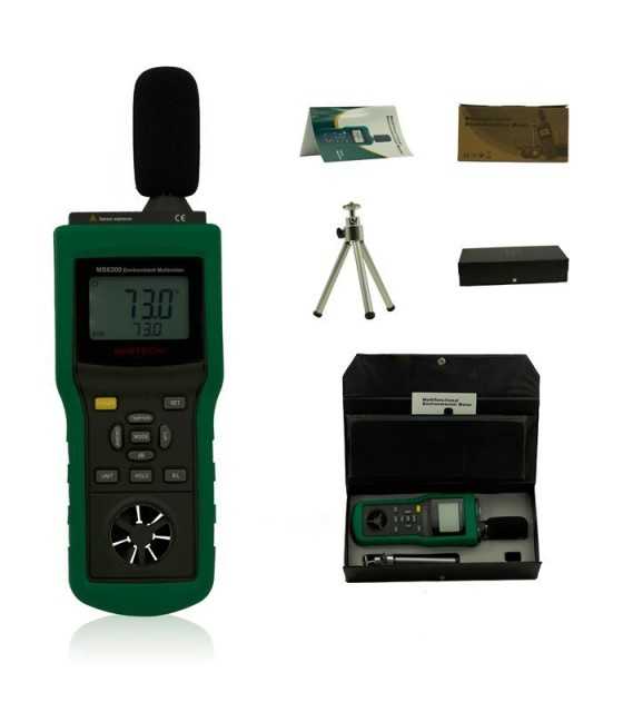 MS6300 - Luxmeter, thermometer, hygrometer sound level meter, MASTECH