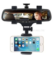 Universal Car Rearview Mirror Mount Phone Holder for iPhone Samsung Huawei GPS Smartphones