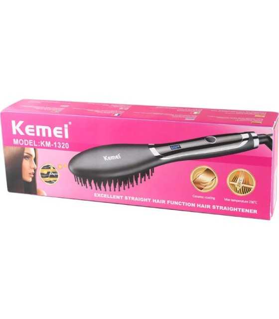 KM-1320 Четка за сушене и изправяне на коса Fast Hair Straightener