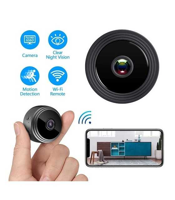 WiFi Camera,1080P Wireless Portable Security Camera Magnetic Small Home Cam with Motion Detection and Night Vision